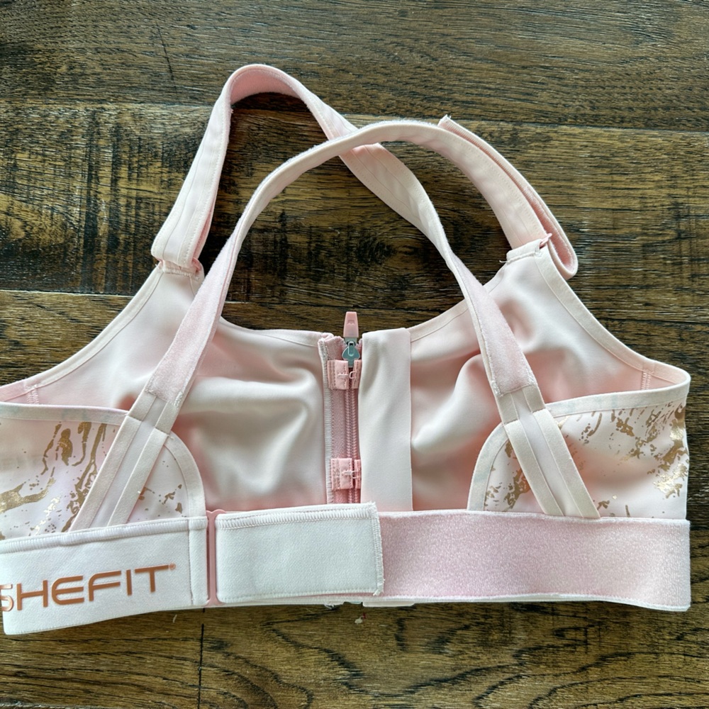 SHEFIT Pink Flex Sports Bra Size: LUXE